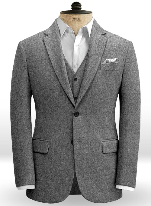 Gray Tweed Suit - Click Image to Close