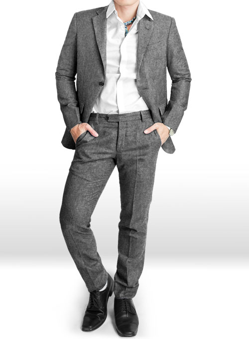 Gray Tweed Suit - Click Image to Close