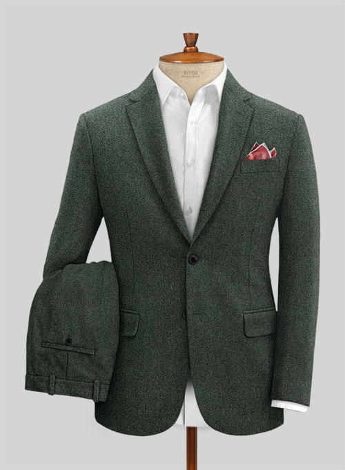 Green Heavy Tweed Suit