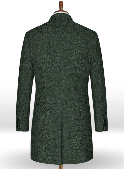 Green Heavy Tweed Overcoat - Click Image to Close