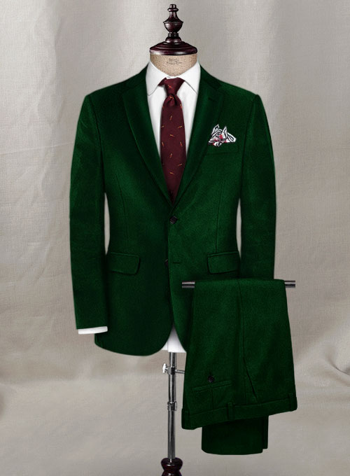 Green Velvet Suit