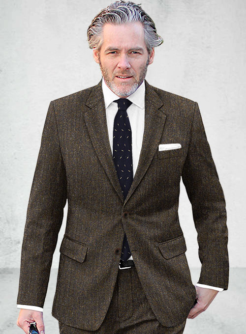 Haberdasher Brown Tweed Suit