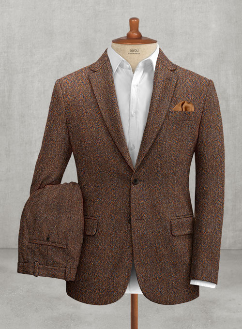 Haberdasher Wine Tweed Suit
