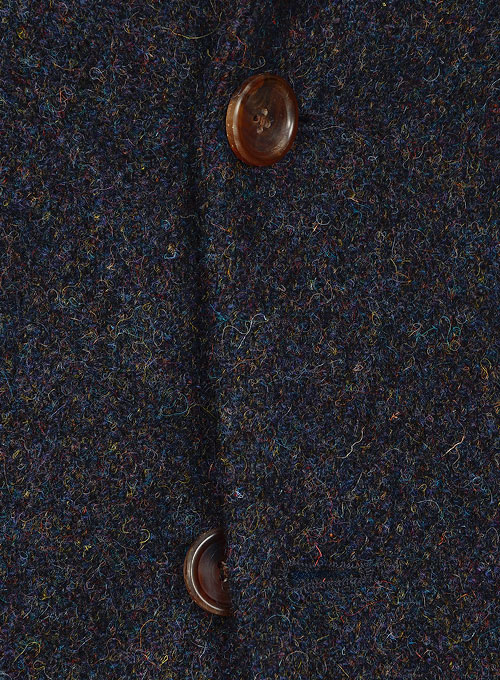 Harris Tweed Melange Blue Suit