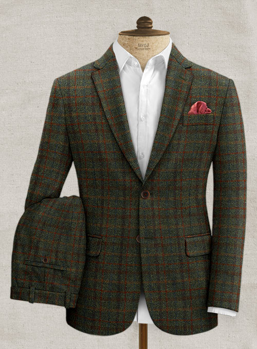 Harris Tweed Alsa Green Suit : Made To Measure Custom Jeans For Men & Women,  MakeYourOwnJeans®