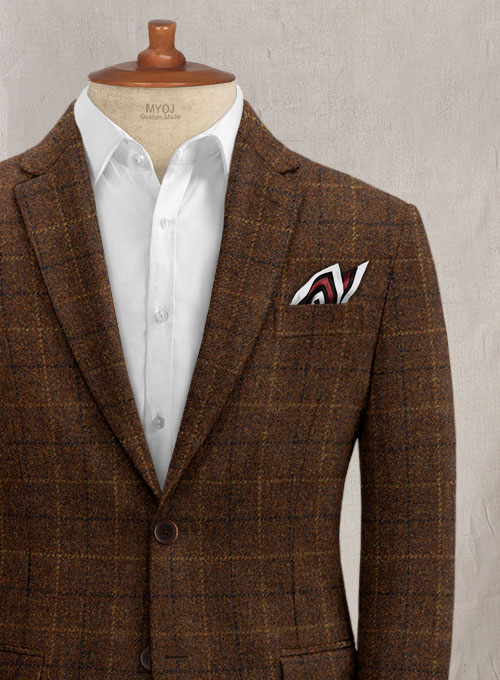 Harris Tweed Ebasti Rust Suit : Made To Measure Custom Jeans For Men ...