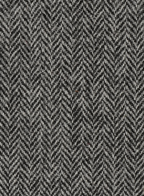 Harris Tweed Gray Herringbone Suit