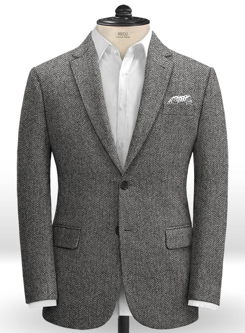 Harris Tweed Barley Gray Suit