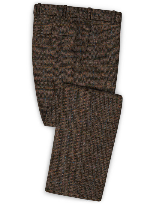 Harris Tweed Country Dark Brown Suit - Click Image to Close