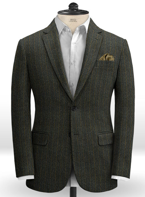 Harris Tweed Melange Stripe Suit