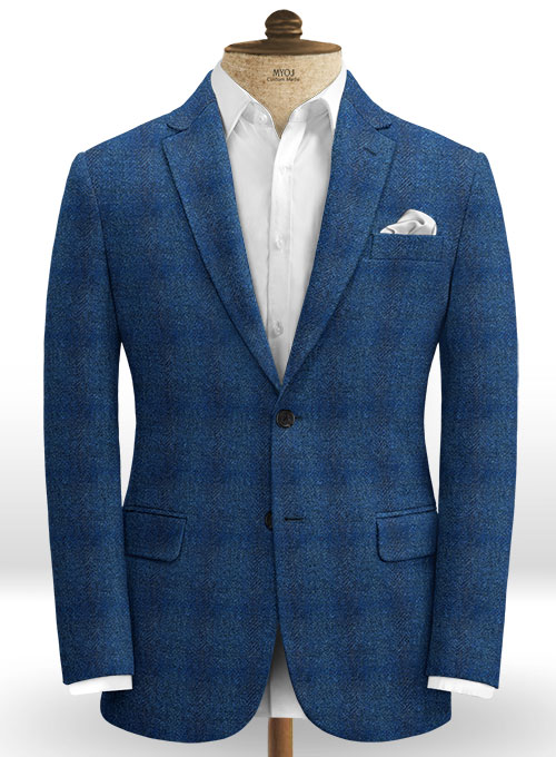 Harris Tweed Scot Blue Suit