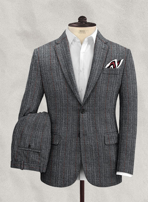 Harris Tweed Welsh Gray Suit