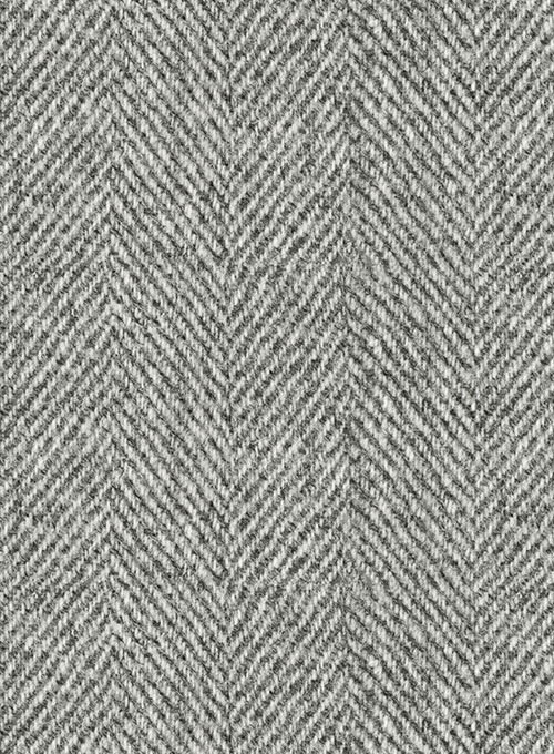 Harris Tweed Wide Herringbone Gray Suit