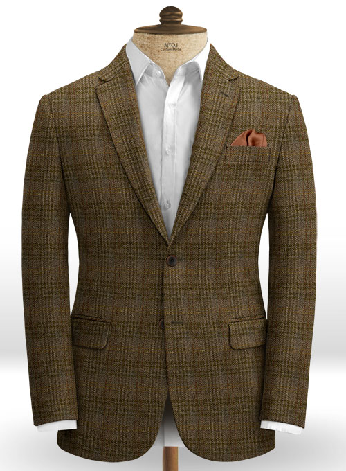 Harris Tweed Tartan Brown Suit