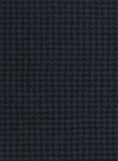 Houndstooth Dark Blue Tweed Suit