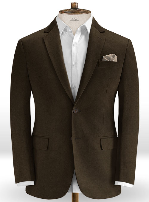 Heavy Dark Brown Chino Suit