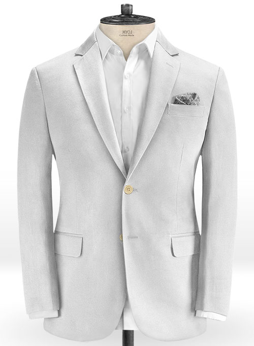 Heavy Light Gray Chino Suit