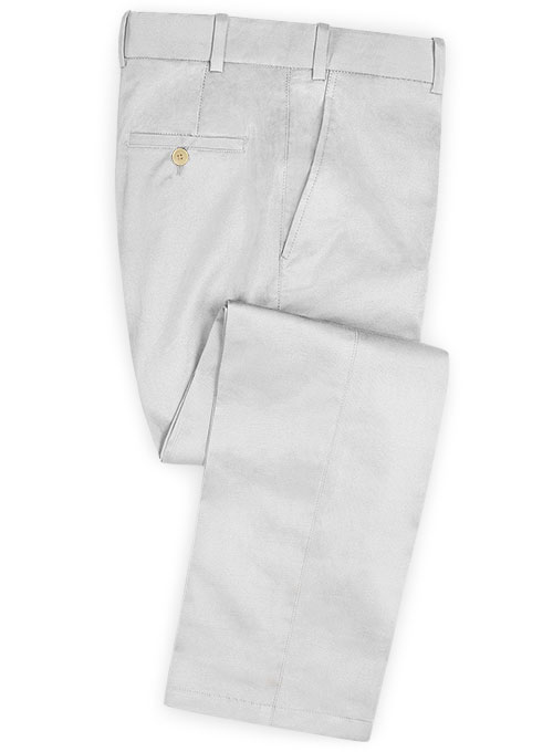 Heavy Light Gray Chino Suit