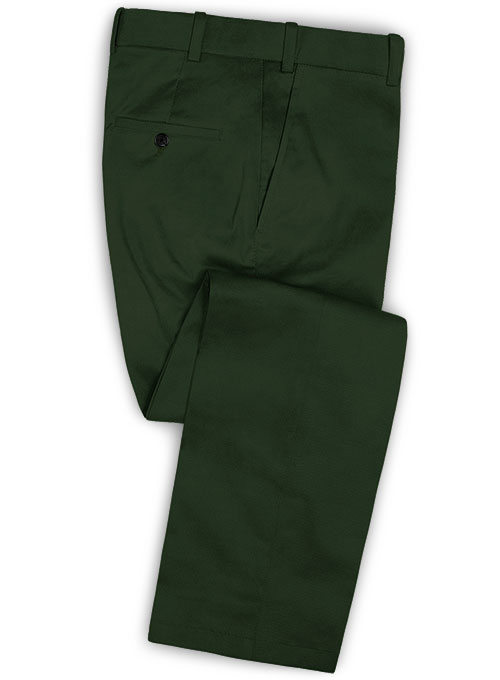 Heavy Olive Chino Suit