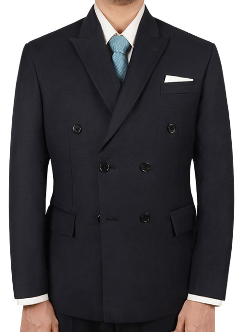 Huddersfield Dark Blue Pure Wool Suit