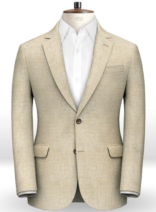 Italian Brawn Linen Suit