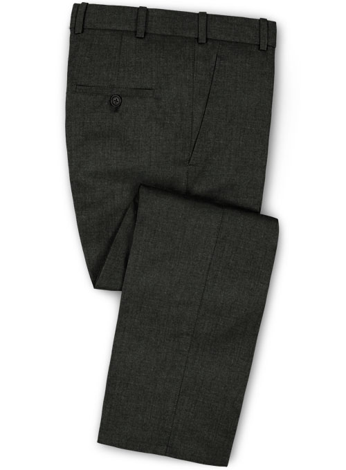 Italian Charcoal Angora Wool Suit