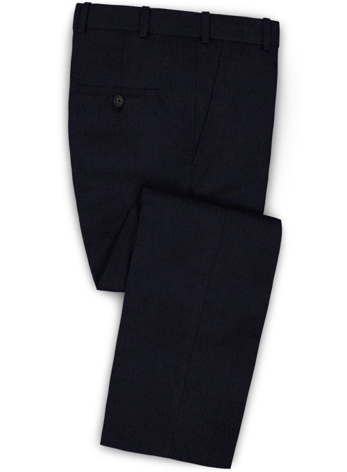 Italian Dark Navy Wool Suit