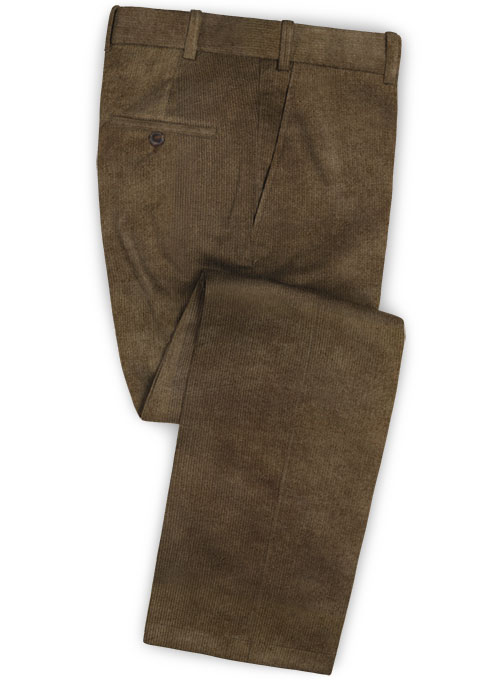 Italian Beige Corduroy Suit