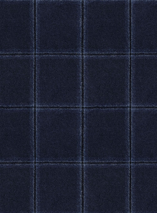 Reda Blue Checks Wool Suit - Click Image to Close