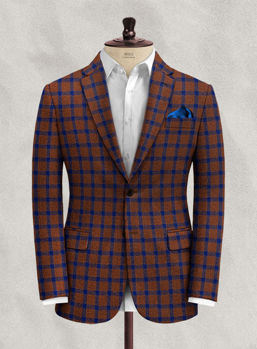 Italian Dislas Rust Tweed Suit