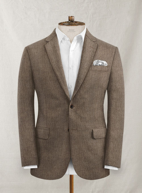 Italian Linen Bella Brown Suit