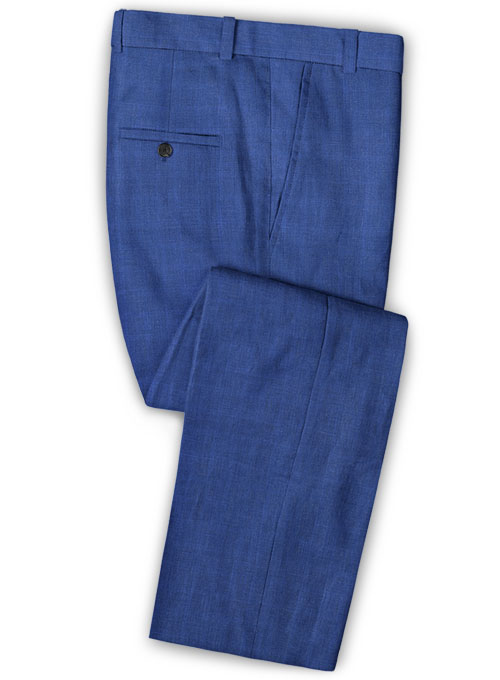 Italian Linen Cobalt Blue Suit