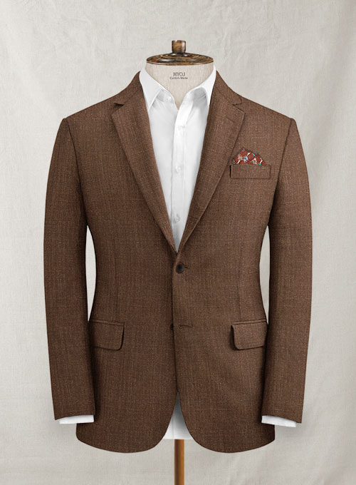 Italian Linen Farm Brown Suit