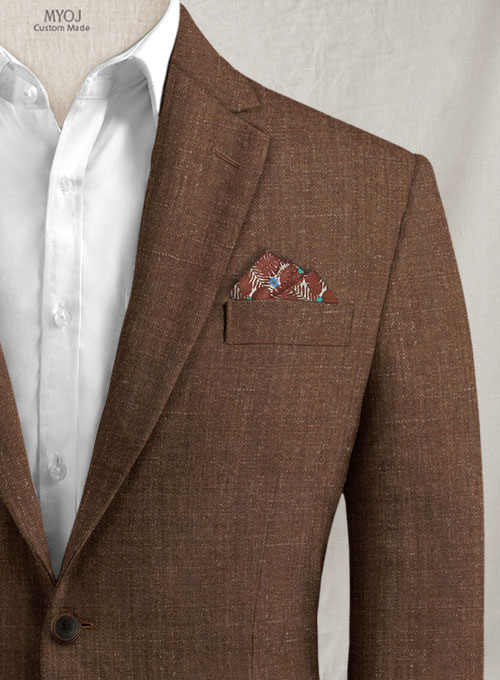 Italian Linen Farm Brown Suit