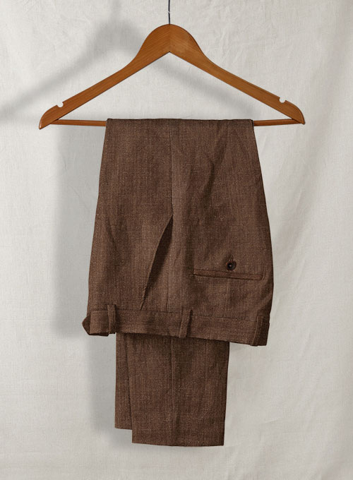 Italian Linen Farm Brown Suit