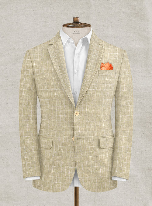 Italian Linen Lusso Beige Suit