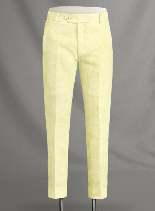 Womens Italian Fine Linen Pull-on Trousers One Size (UK 10-16) – Vivi-Direct