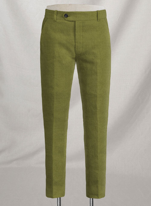 Italian Linen Moss Green Suit