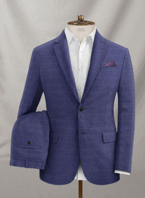Italian Linen Tilcio Checks Suit