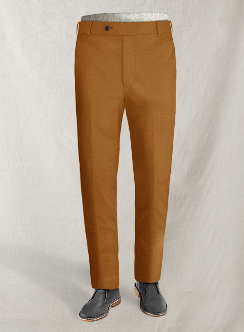 Italian Vivid Tan Cotton Suit