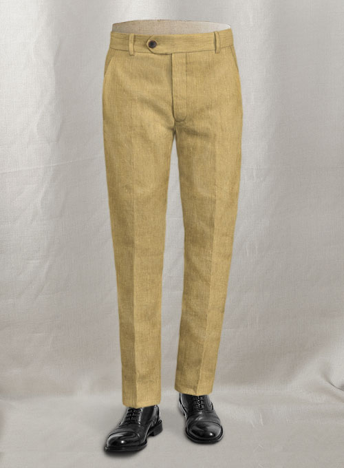 Italian Linen Khaki Suit