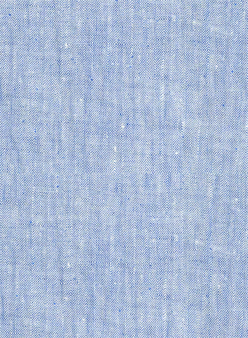 Italian Sky Blue Linen Suit - Click Image to Close