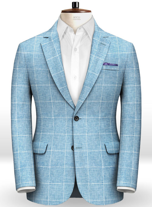 Italian Skyland Linen Suit