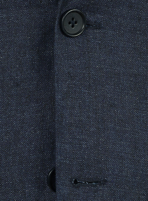 Italian Blue Khyber Linen Suit - Special Offer