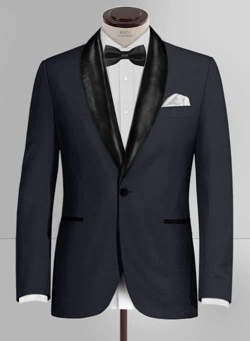 James Bond Skyfall Blue Wool Tuxedo Suit - Click Image to Close