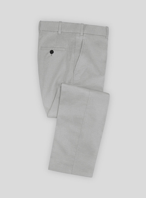 Light Gray Stretch Chino Suit