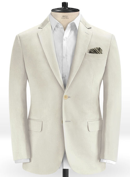 Light Beige Stretch Chino Suit