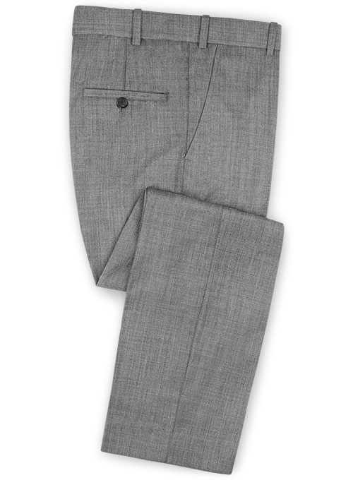 Light Gray Pick & Pick Wool Suit - Click Image to Close