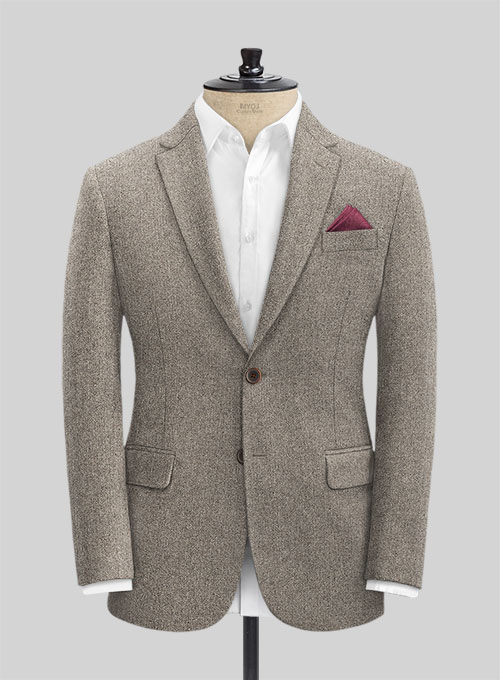 Light Weight Brown Tweed Suit