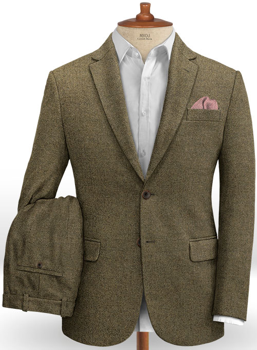 Light Weight Rust Brown Tweed Suit